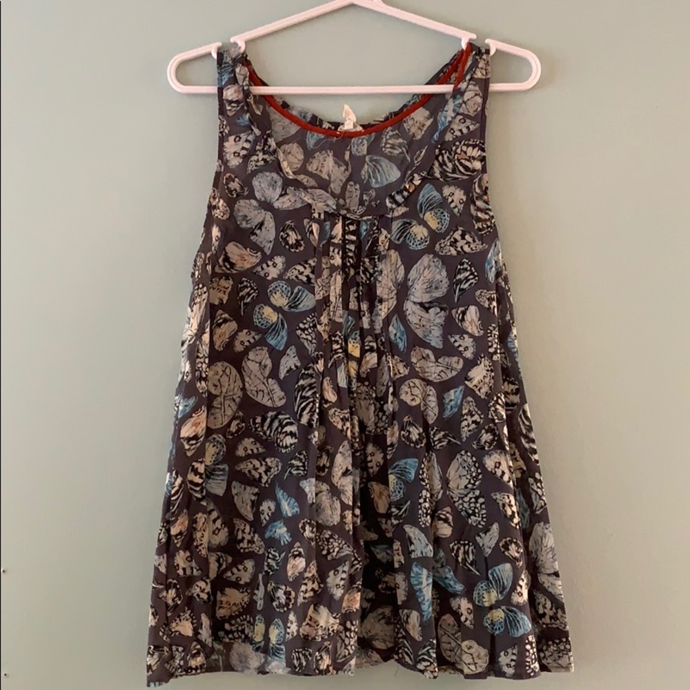 Anthropologie Small Butterfly Tank